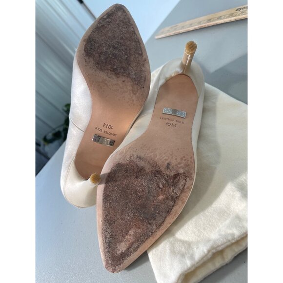 Badgley Mischka Vision II Pump Size 10 Slip On Pointed Toe Stiletto Heel Elegant - Picture 8 of 12